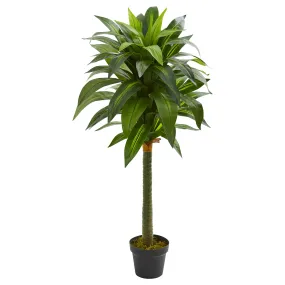 45" Artificial Dracaena Plant - Low Maintenance, Life-Like & Vibrant Silk Plants For Busy People.