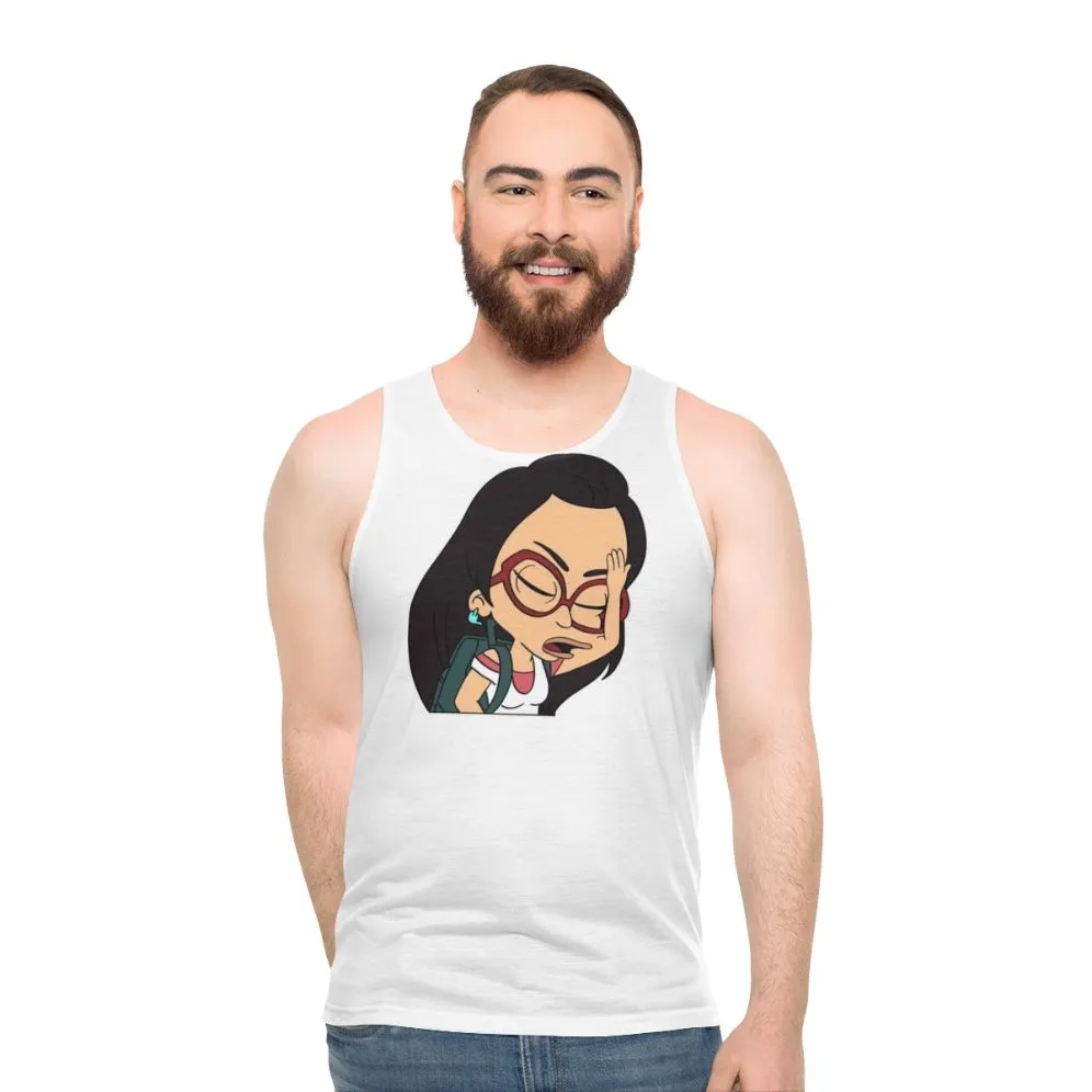 Ali Big Mouth Unisex Tank Top | Netflix Big Mouth Merchandise