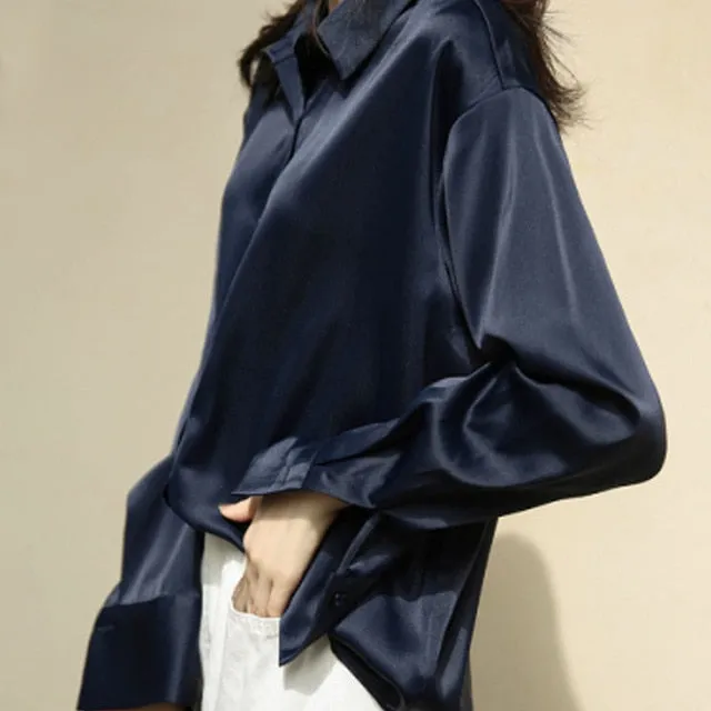 Always Simple Satin Shirt