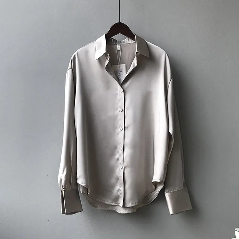 Always Simple Satin Shirt