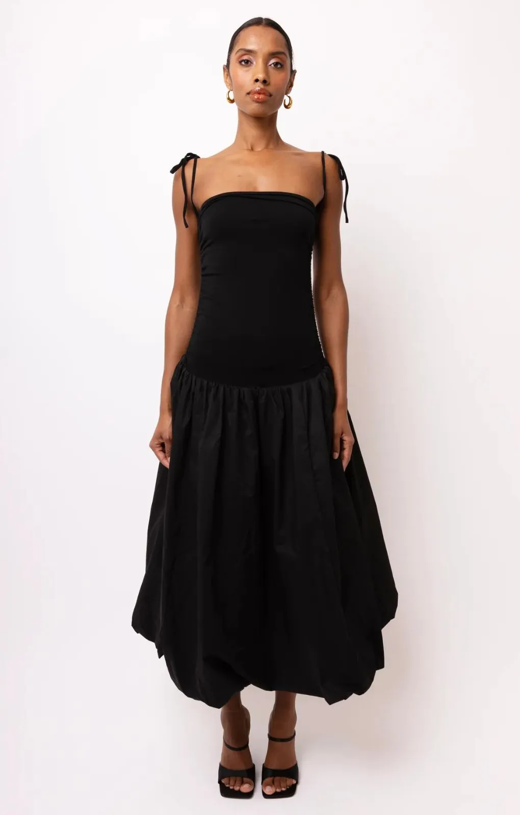 Amy Lynn Alexa Black Puffball Dress