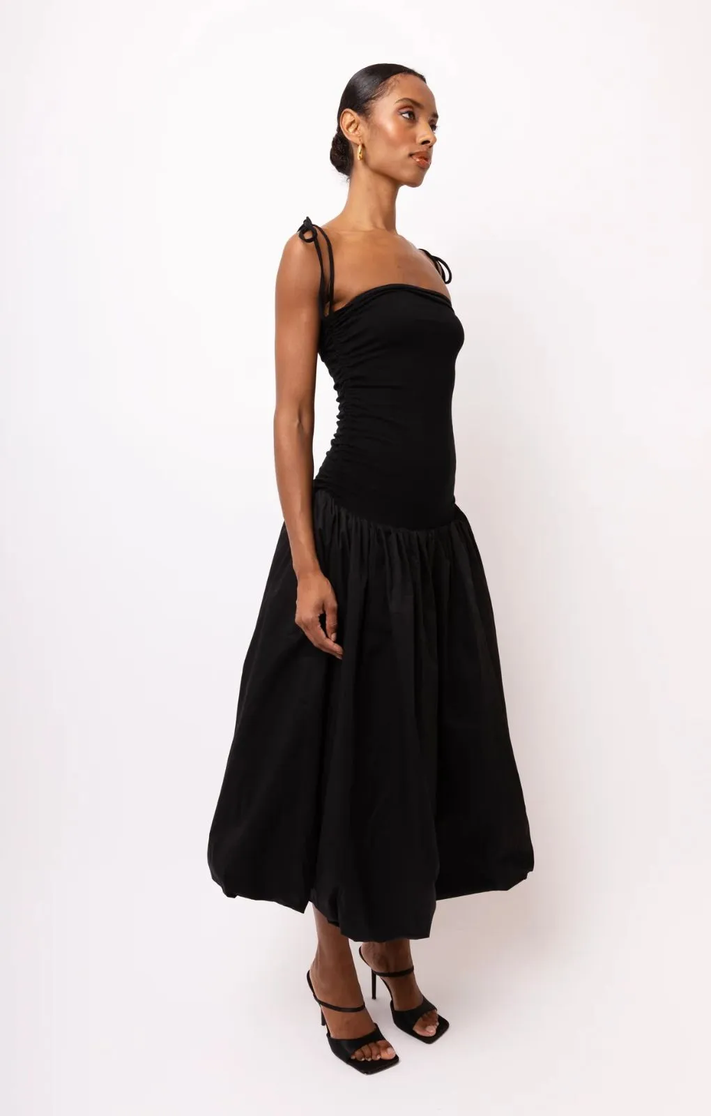 Amy Lynn Alexa Black Puffball Dress