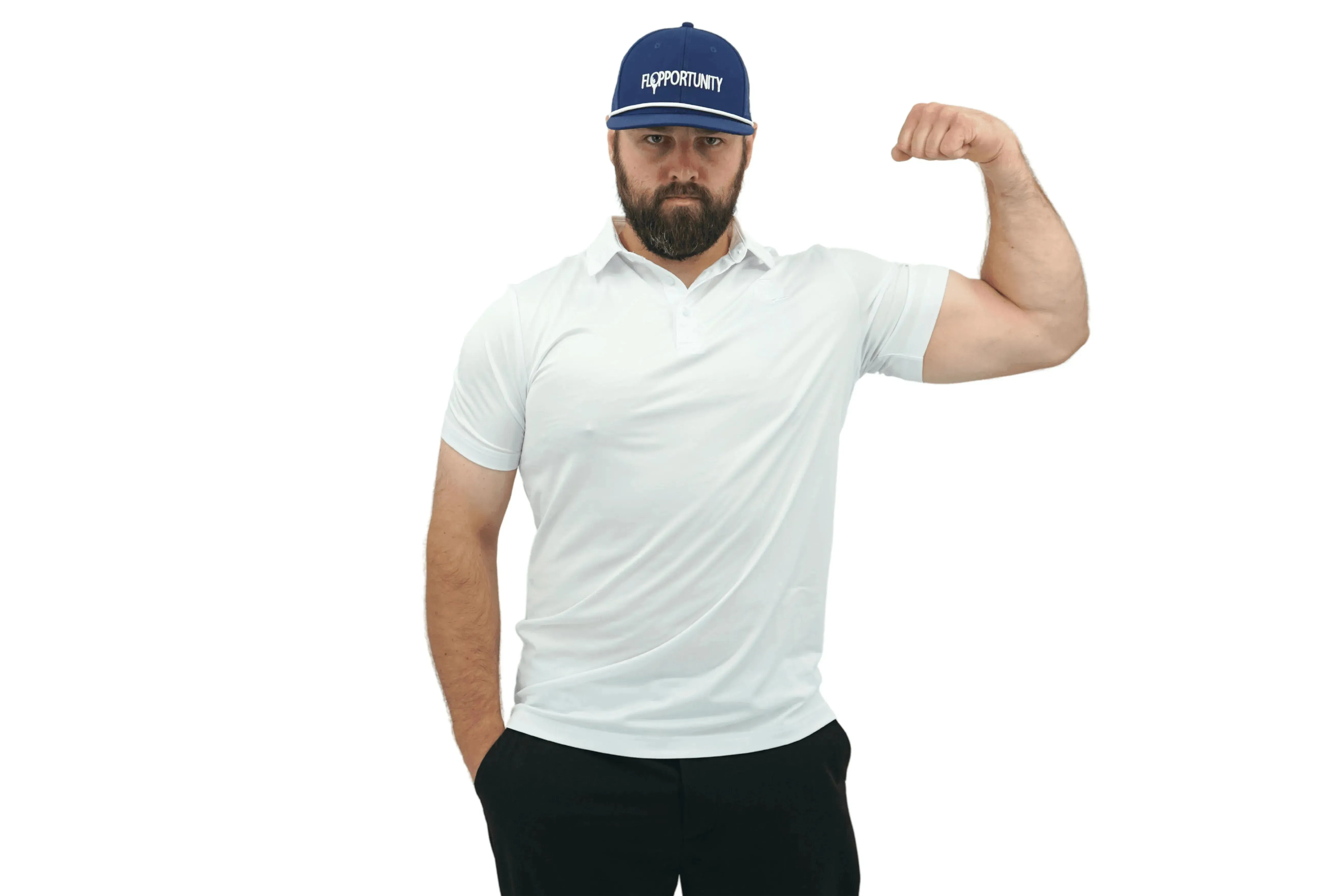 Athletic Golf Shirt with Moisture-Wicking Fabric & Four-Way Stretch