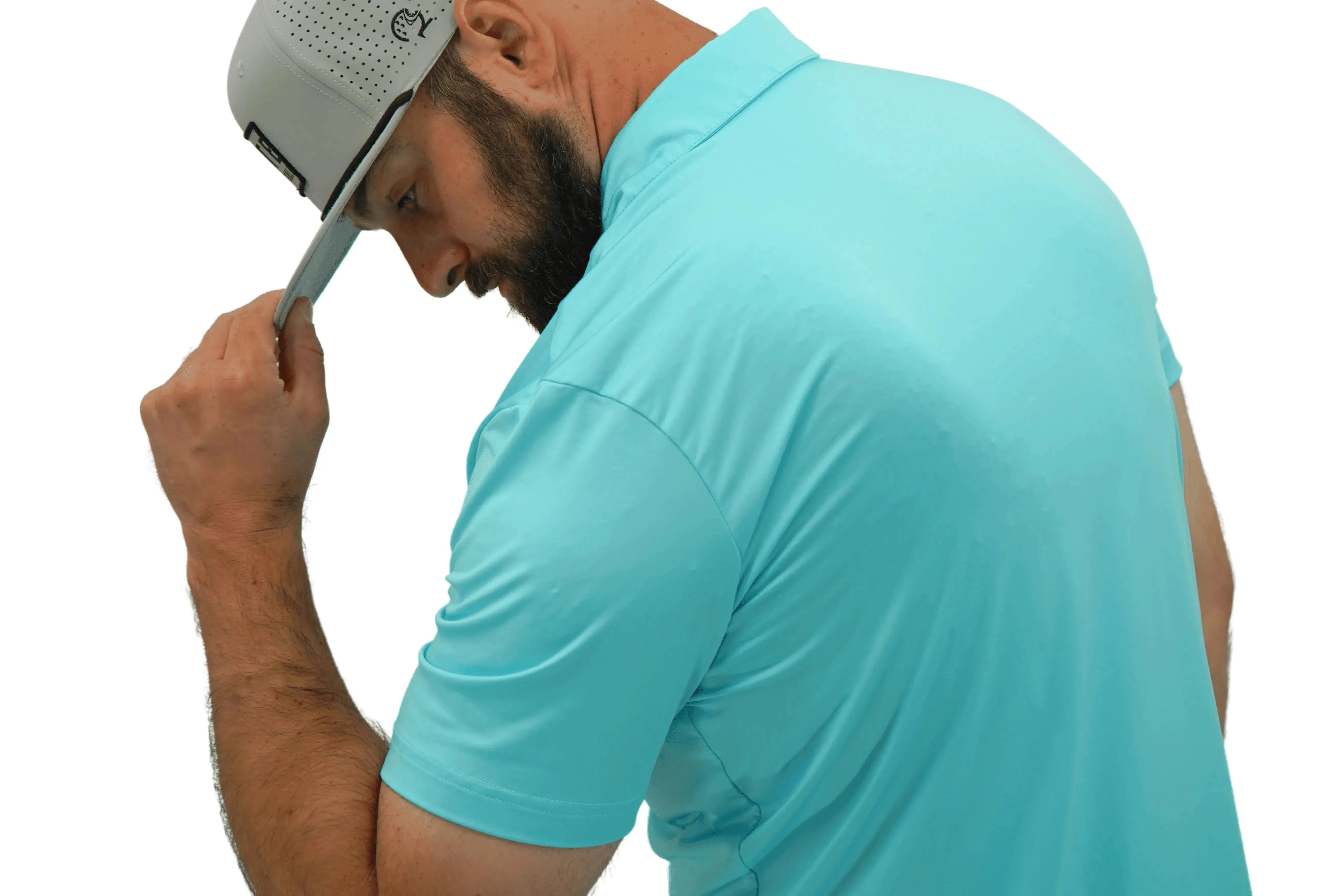 Athletic Golf Shirt with Moisture-Wicking Fabric & Four-Way Stretch