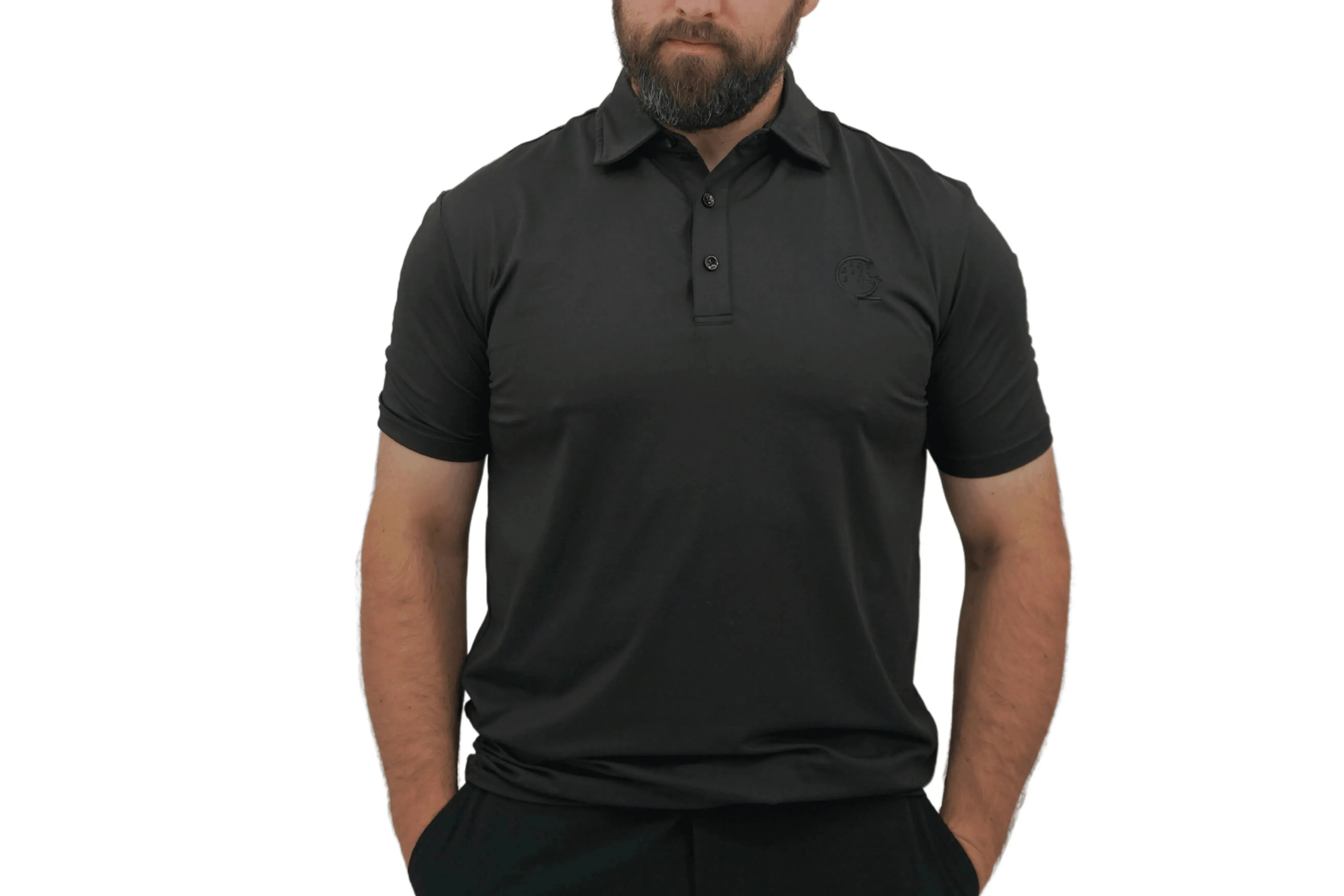 Athletic Golf Shirt with Moisture-Wicking Fabric & Four-Way Stretch