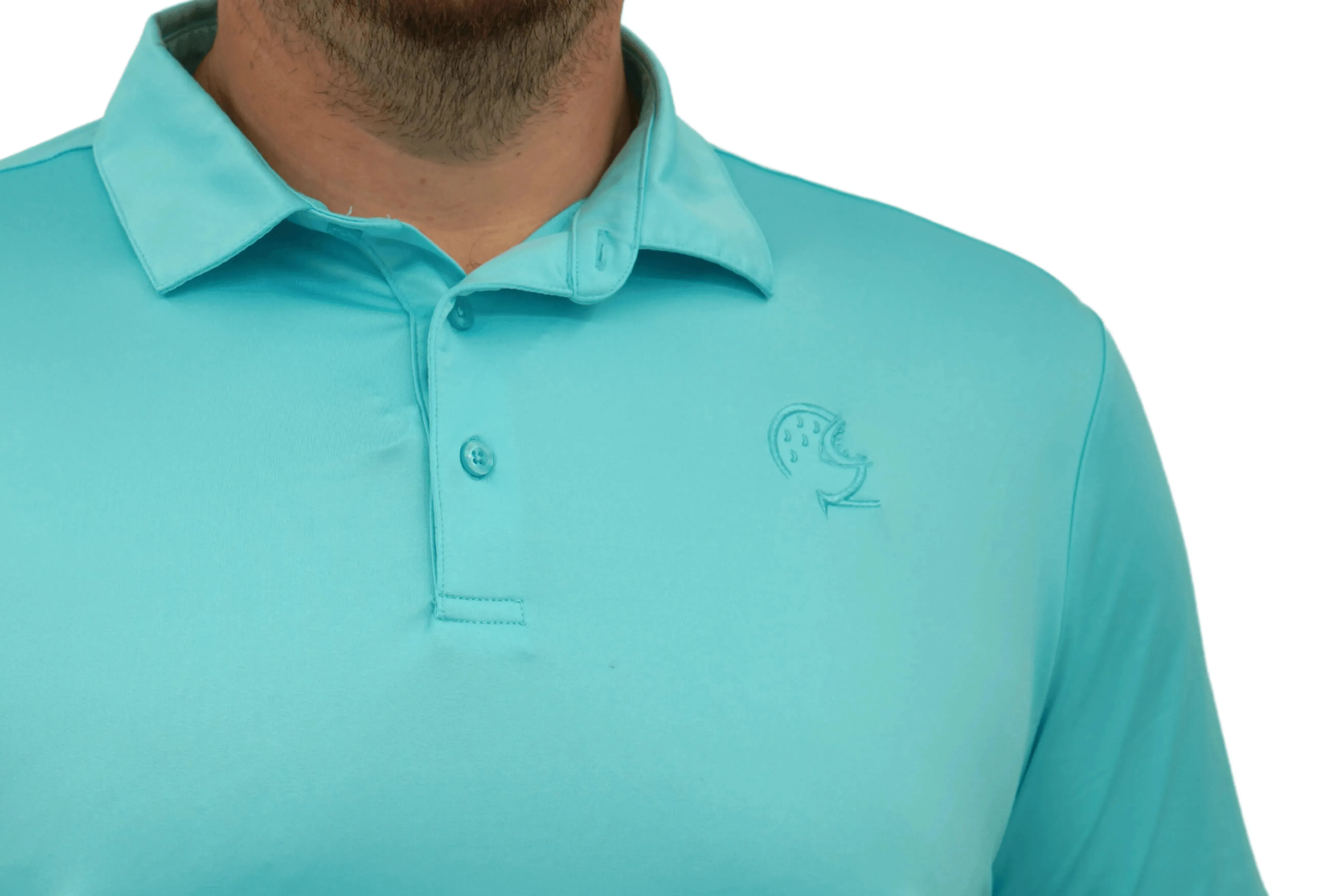 Athletic Golf Shirt with Moisture-Wicking Fabric & Four-Way Stretch