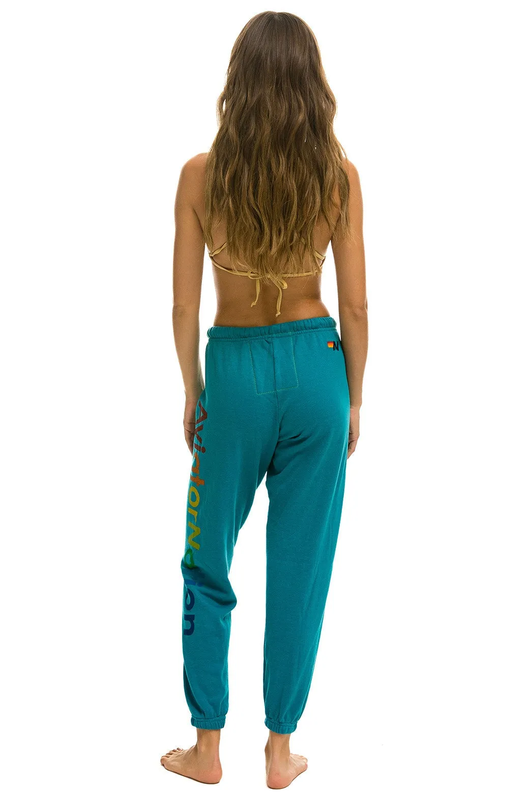 AVIATOR NATION MALIBU SWEATPANTS - TEAL