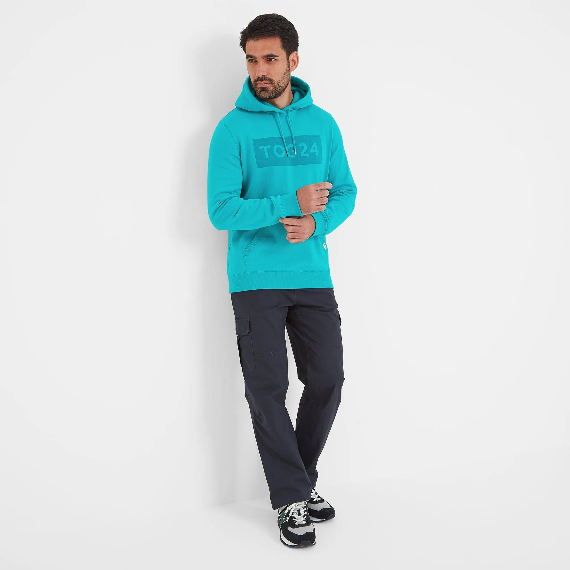 Barron Mens Hoodie - Sea Green