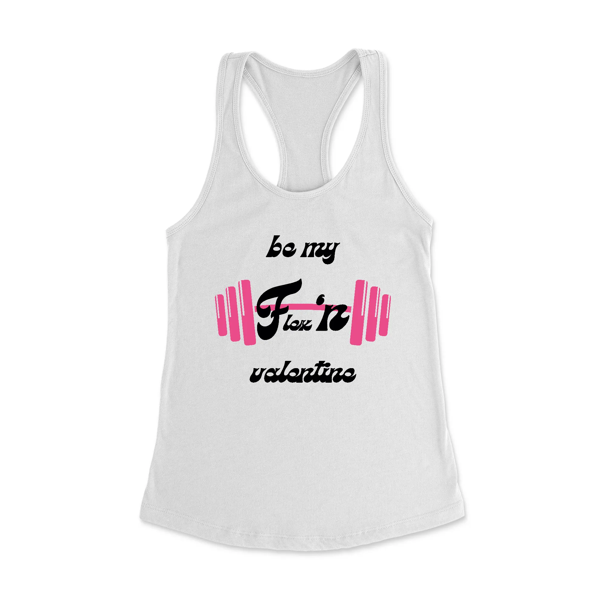 Be My Flexn Valentine Racerback Tank