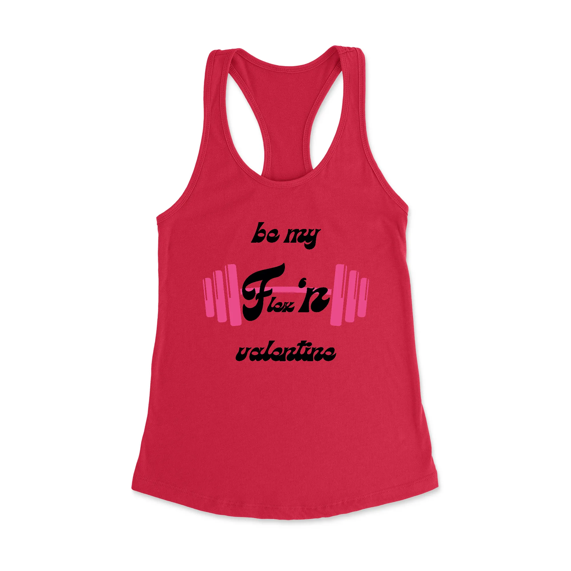 Be My Flexn Valentine Racerback Tank