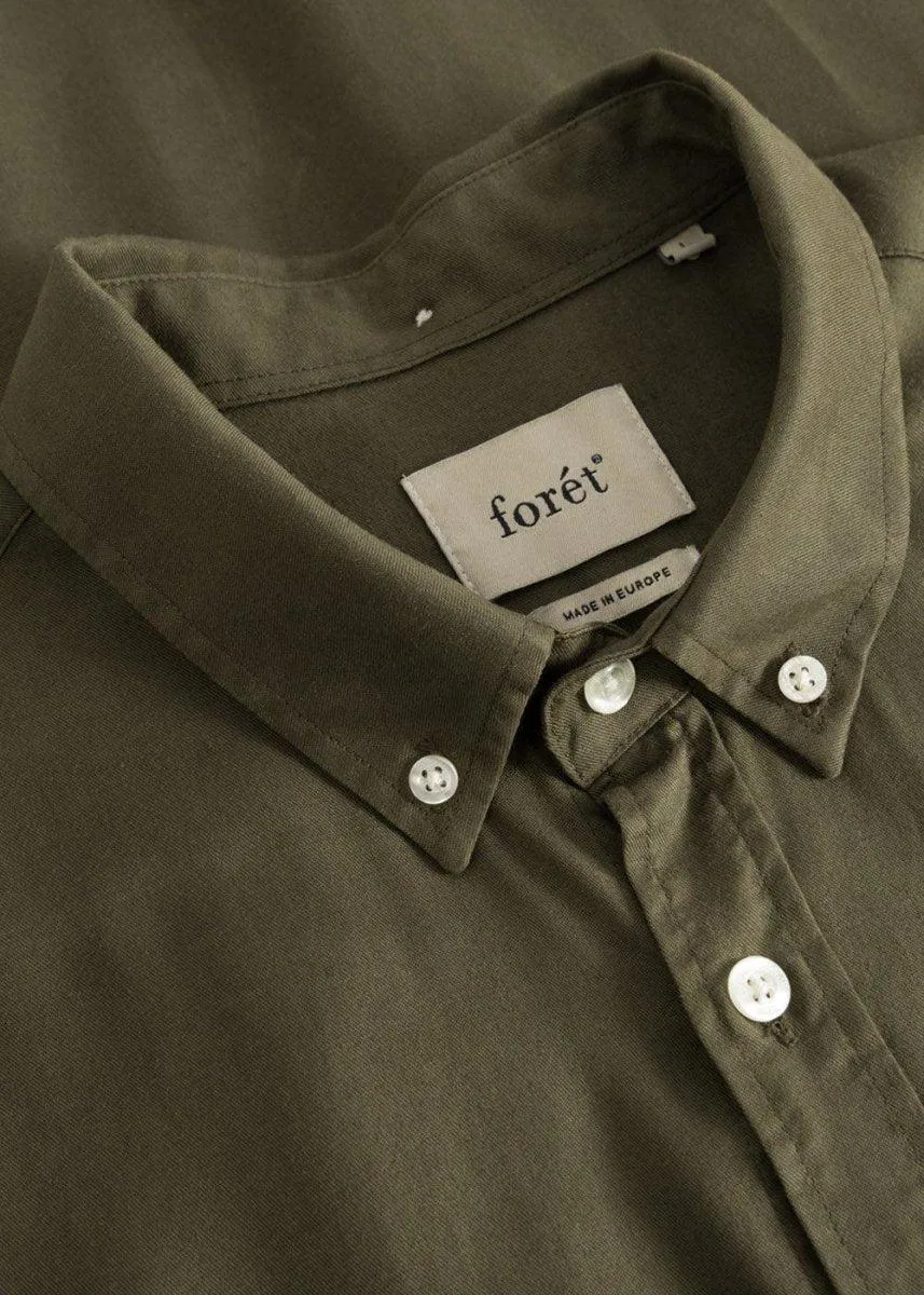 BEAM TENCEL SHIRT - Army