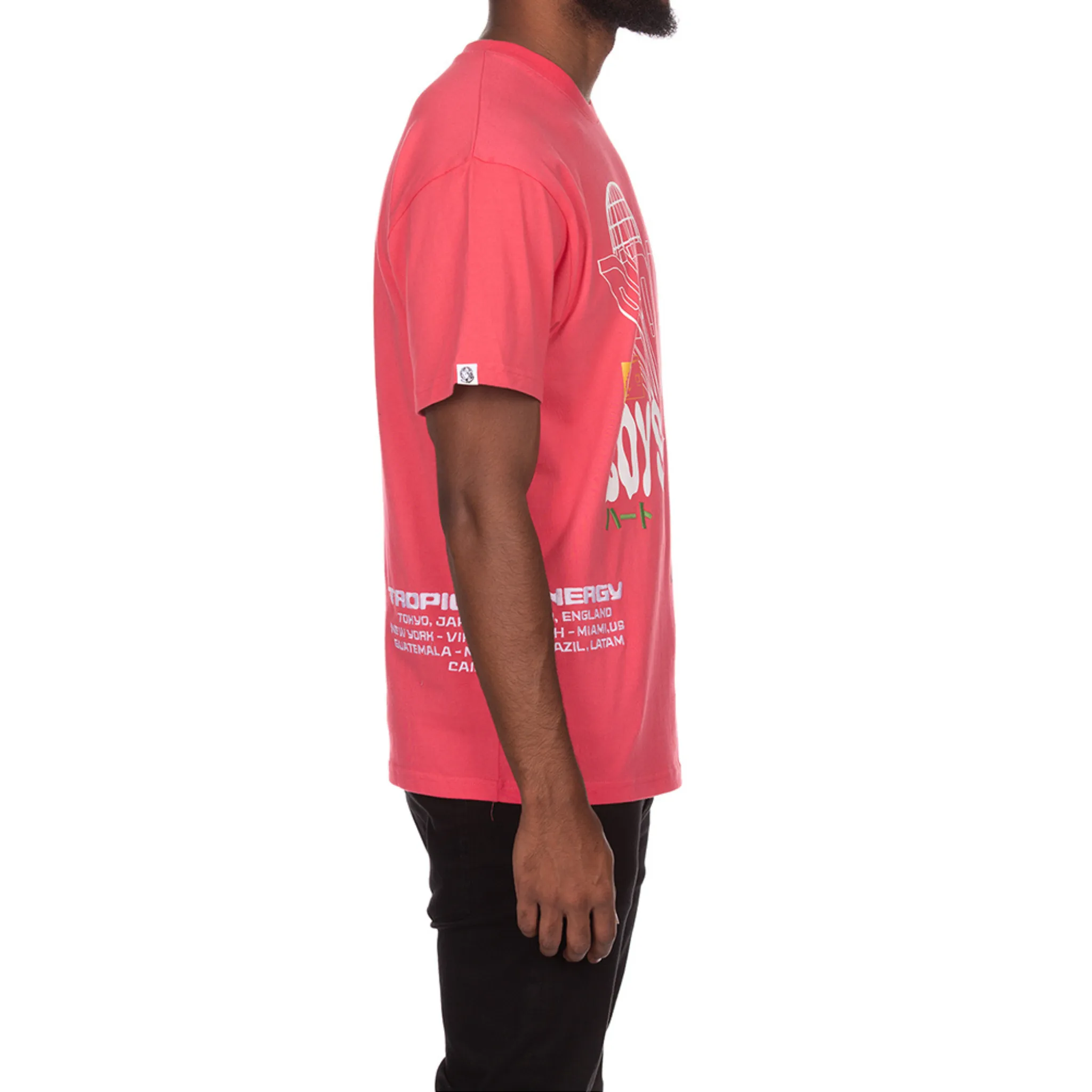 Billionaire Boys Club BB Around The World SS (Rouge Red)