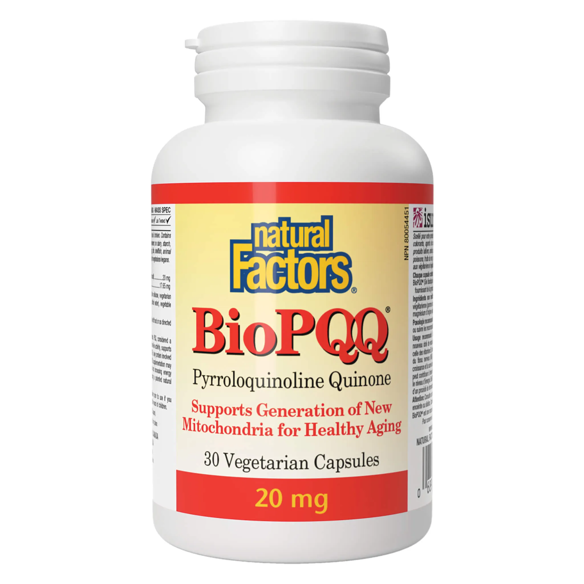 Bio PQQ - Pyrroloquinoline Quinone 20mg