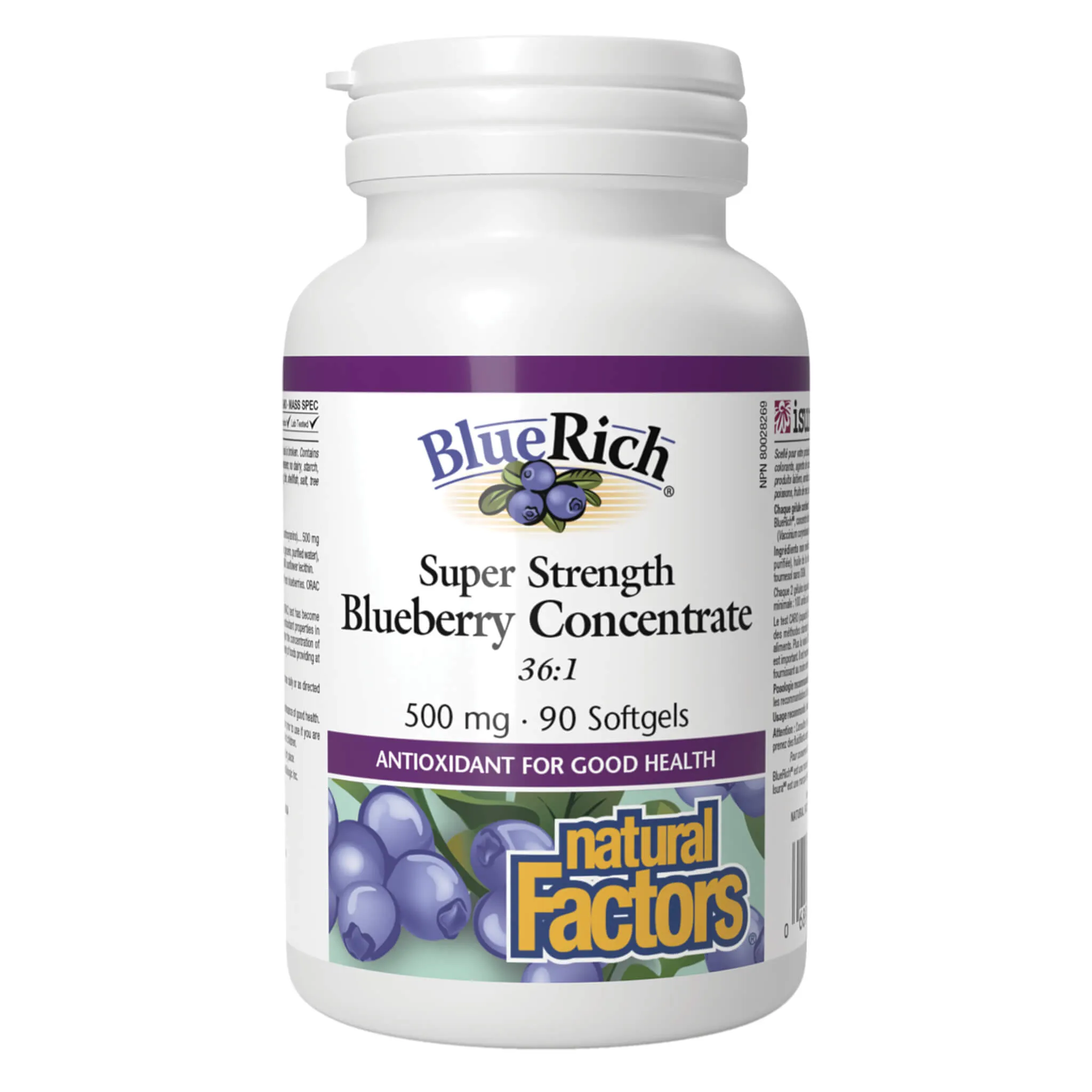 BlueRich Super Strength Blueberry  Concentrate 500 mg