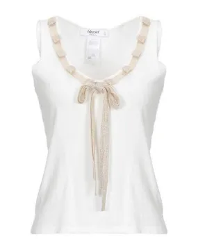 Blugirl Blumarine Women Top Ivory 6 UK