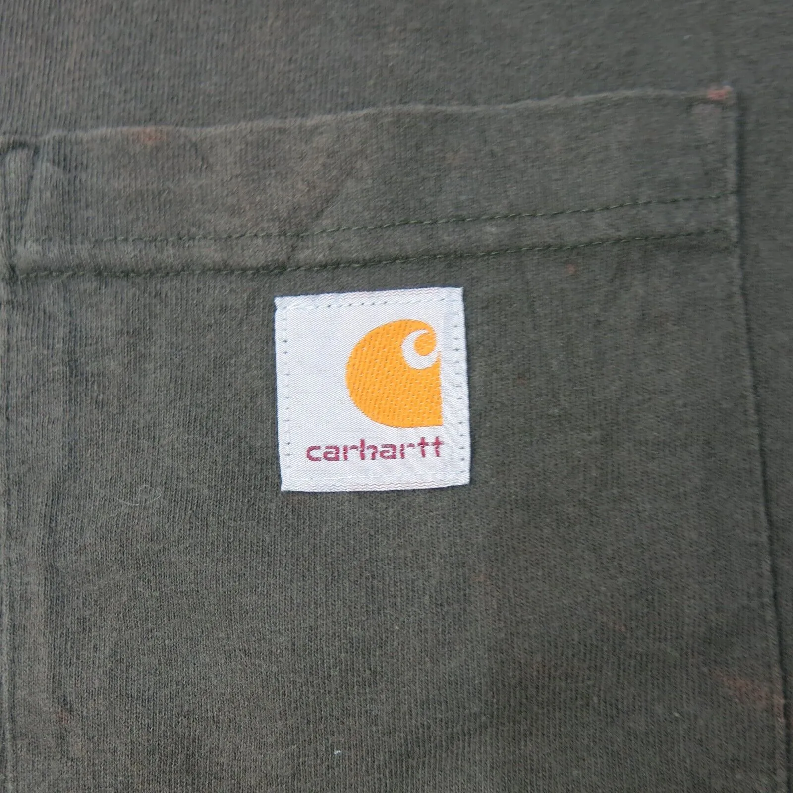 Carhartt Shirt Mens 4XL Black Crew Neck Tee Original Fit Short SLeeve Casual