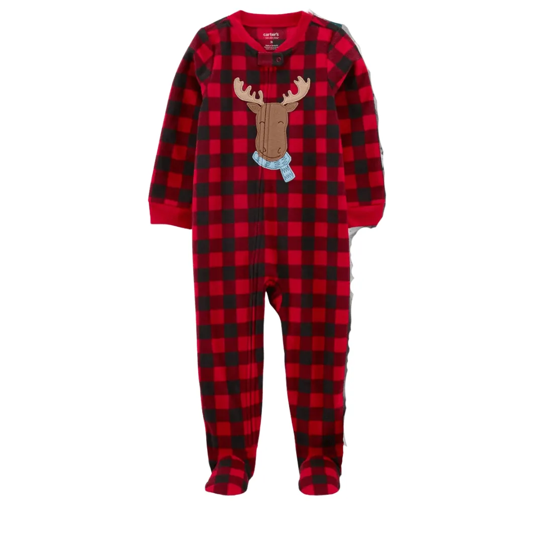 CARTER'S - 2pk Buffalo Checkered Reindeer and Polar Bear