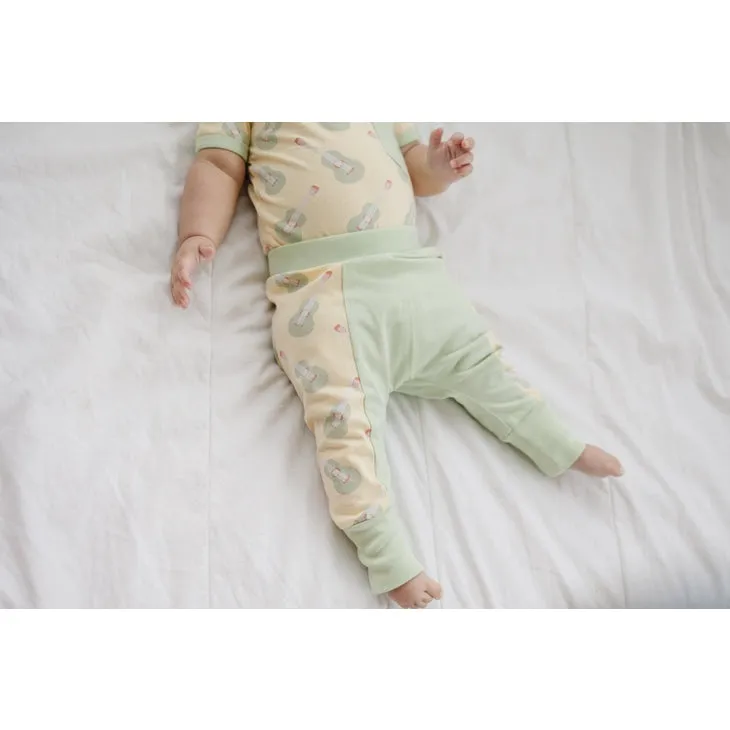 Cat & Dogma - Ukulele Two Piece Baby Bodysuit and Pants Set