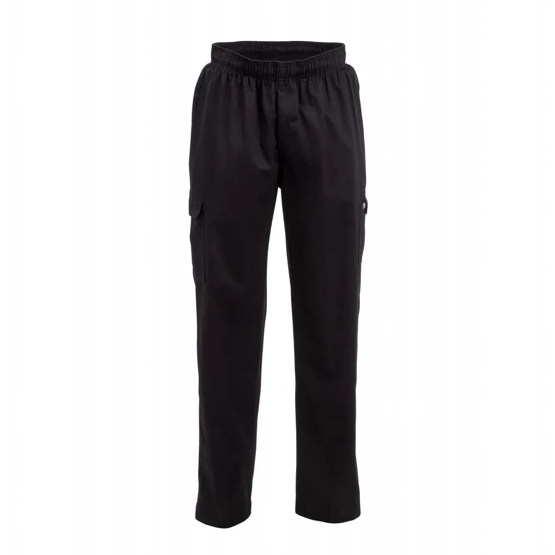 Chef Works Unisex Classic Fit Cargo Chefs Trousers Black XL