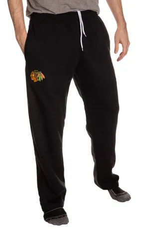 Chicago Blackhawks Embroidered Logo Sweatpants for Men