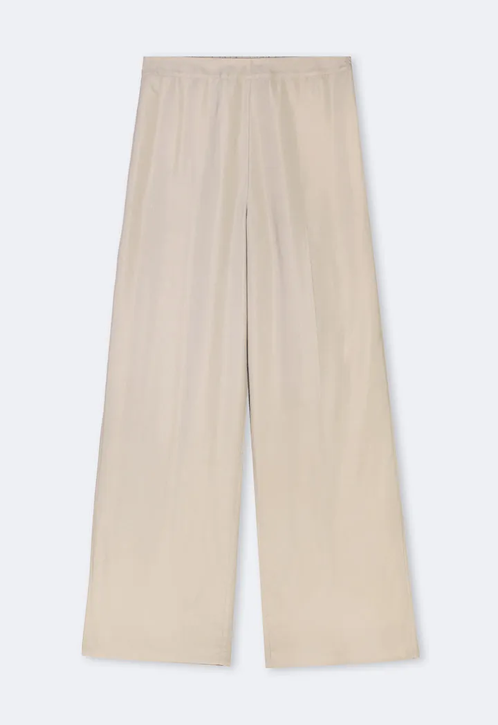 Choice Solid Wide Legs Trouser Grey