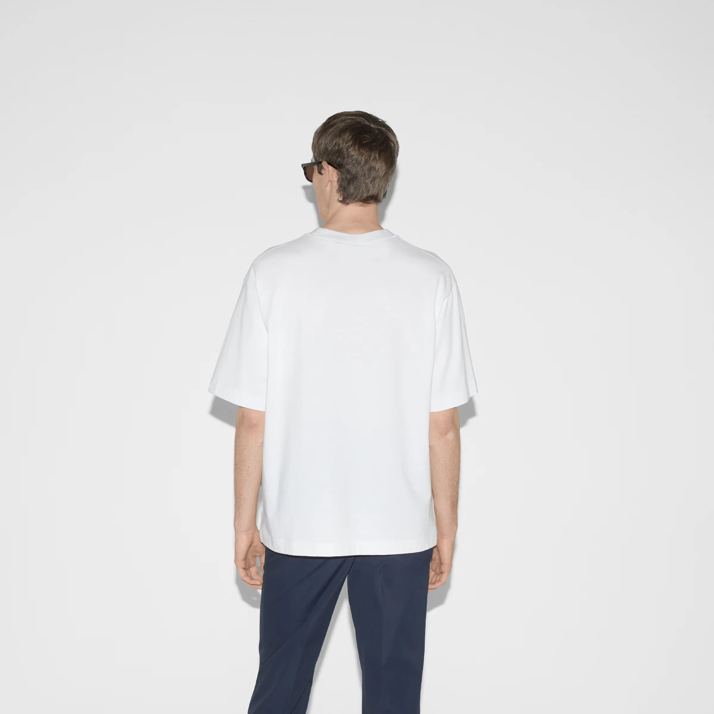 Cotton Jersey T- Shirt With Prints