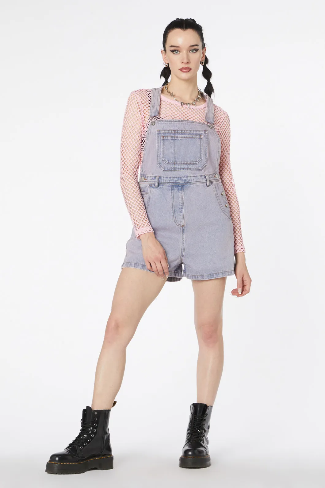 Dixie Denim Short Overall