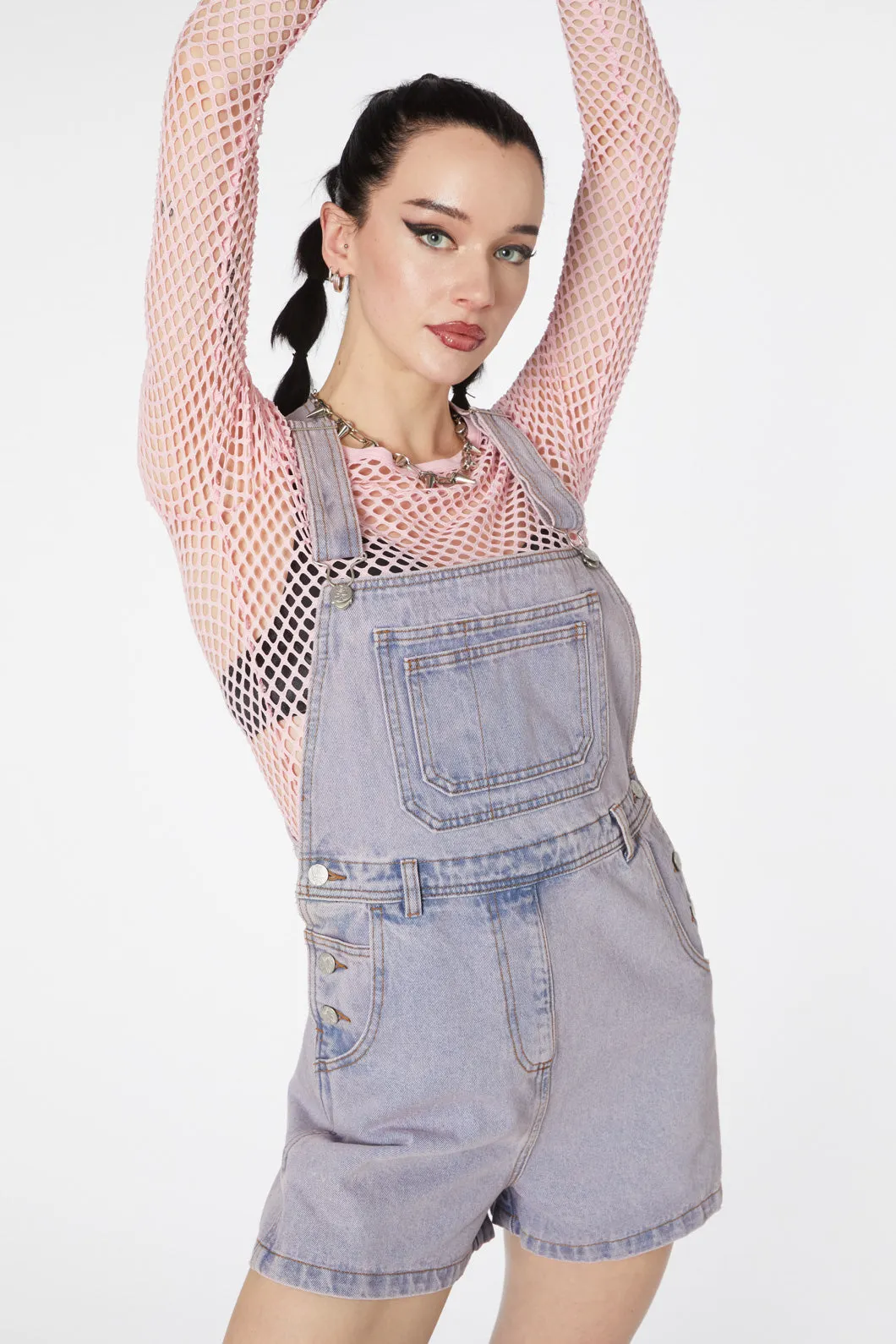 Dixie Denim Short Overall