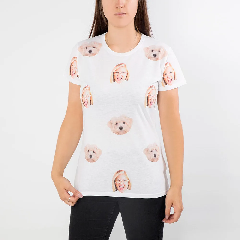 Dog & Owner Unisex White T-Shirt