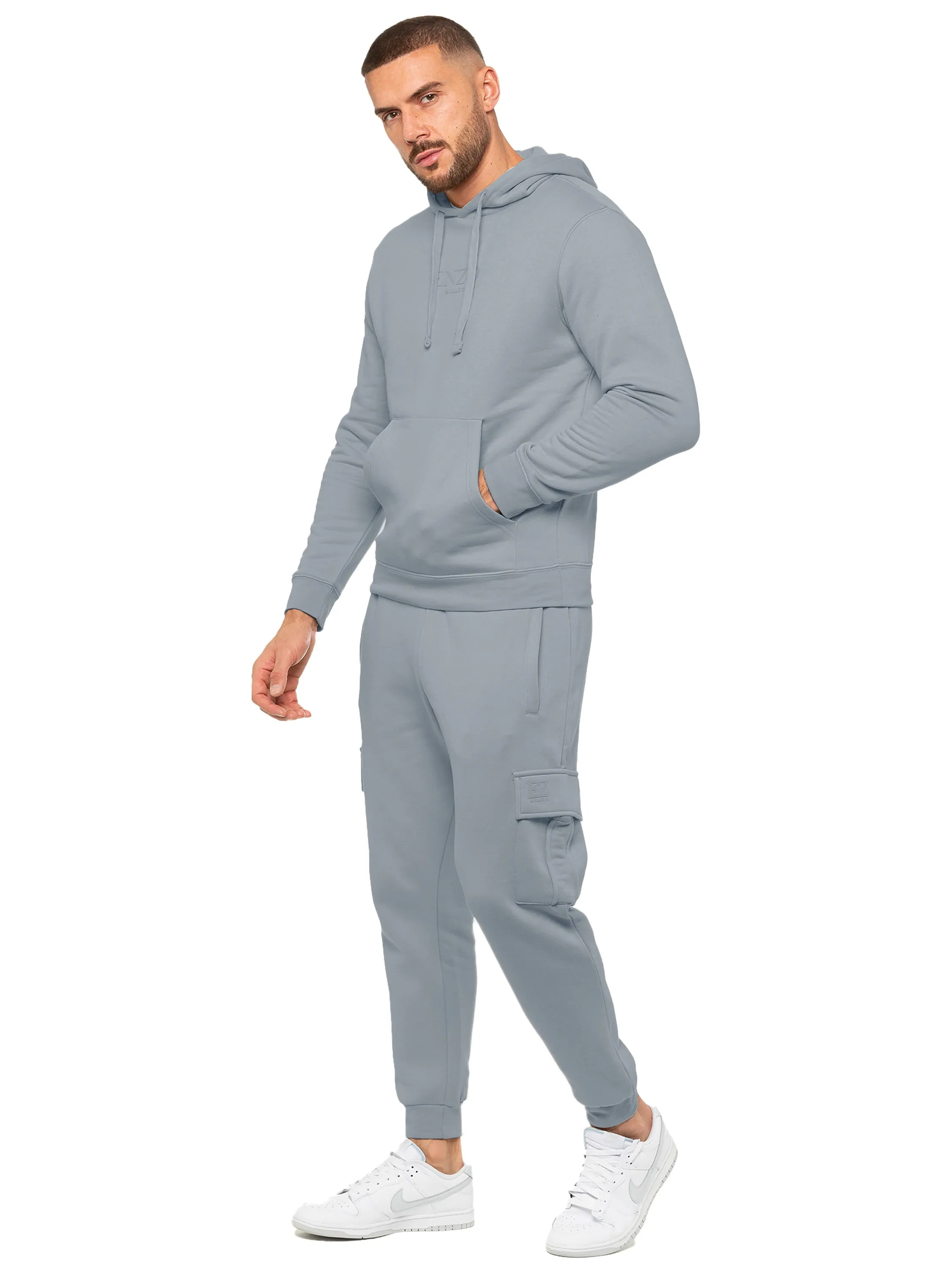 Enzo | Mens Pullover Hoodie Tracksuit Set