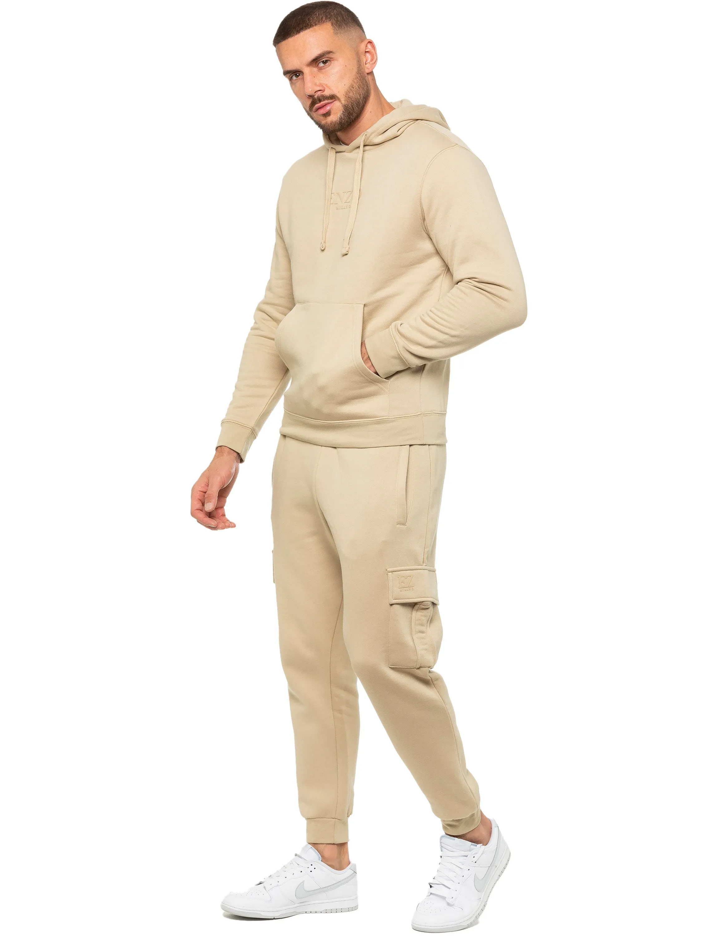 Enzo | Mens Pullover Hoodie Tracksuit Set