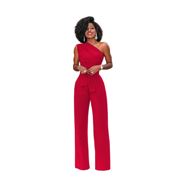 Felicia One Shoulder Jumpsuit