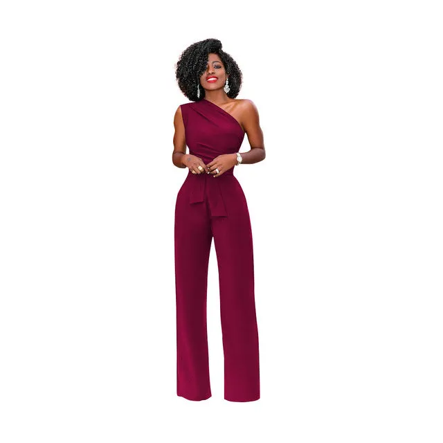 Felicia One Shoulder Jumpsuit