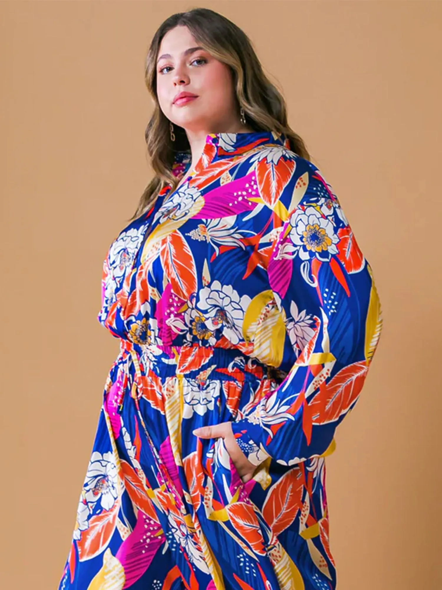 Flying Tomato Plus Floral Print Jumpsuit - Brands We Love