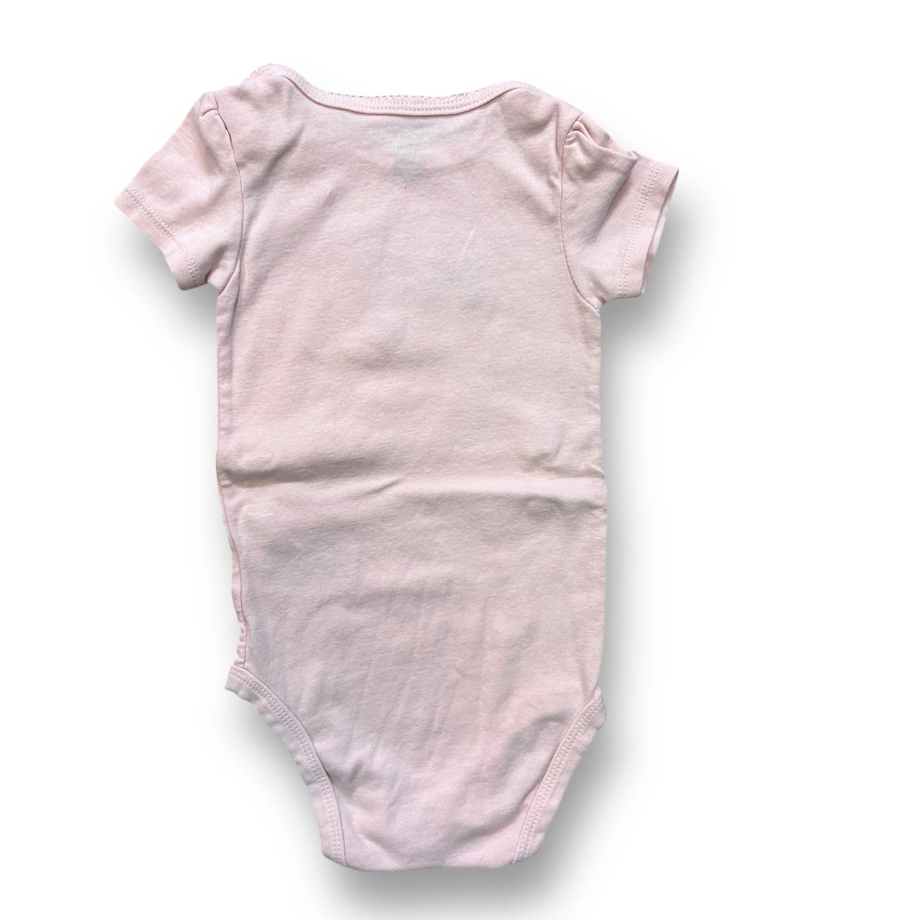 Girls Carter's Size 24 Months Pink Sister Short Sleeve Snap Bottom Bodysuit