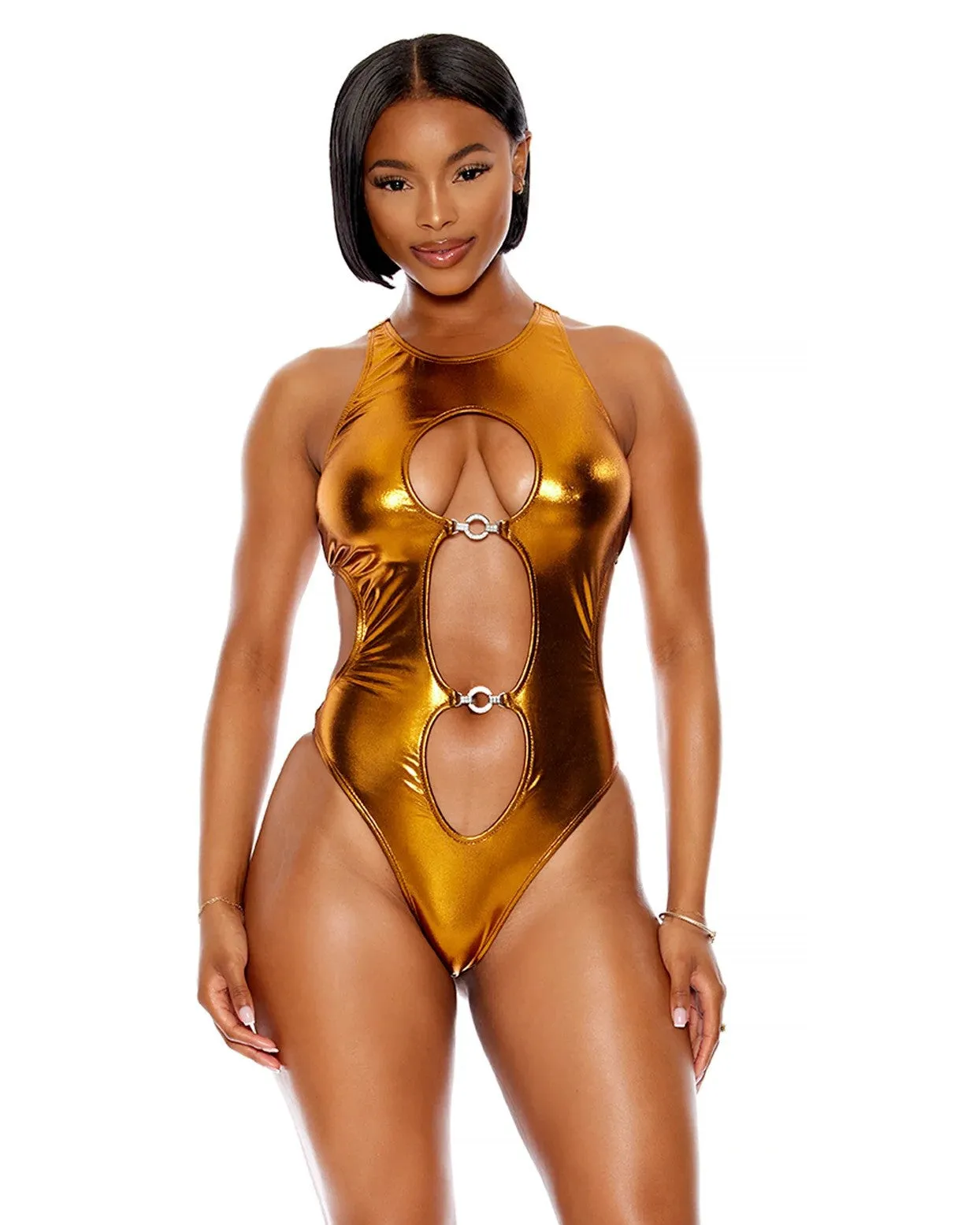 Gold Poolside Bodysuit