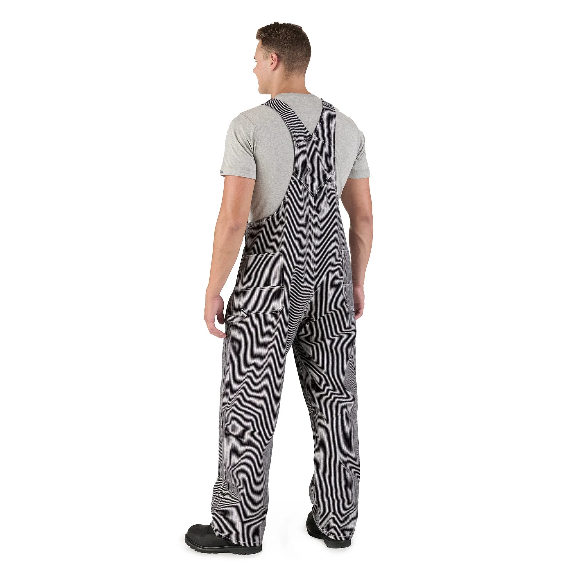 Heritage Unlined Hickory Stripe Bib Overall