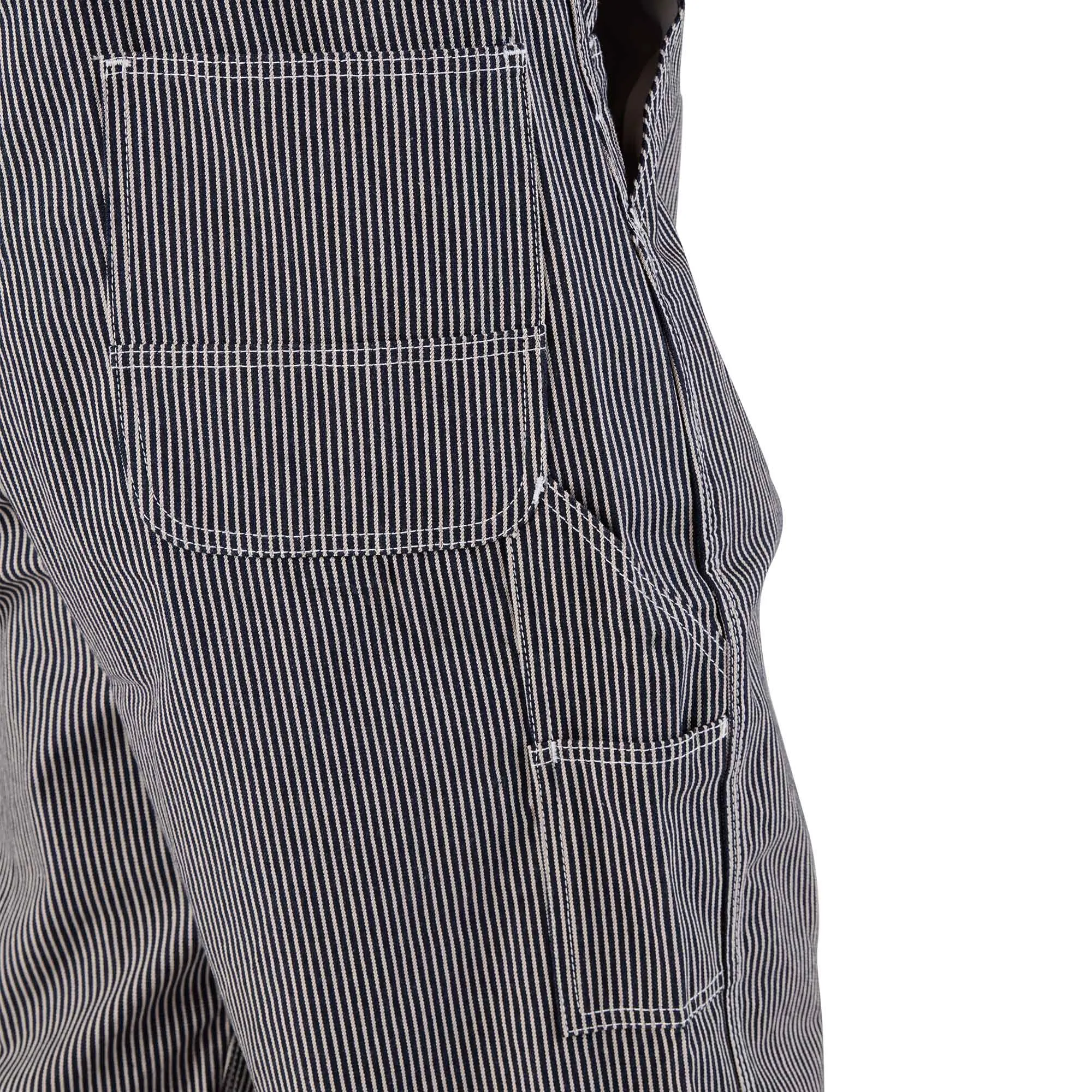 Heritage Unlined Hickory Stripe Bib Overall