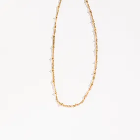 Howard's - Layer Me Bead Chain Necklace - Gold, 16 Inch