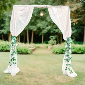 Ivory Wedding Draping Fabric 6m x 2.5m - Wedding Ceremony Backdrop