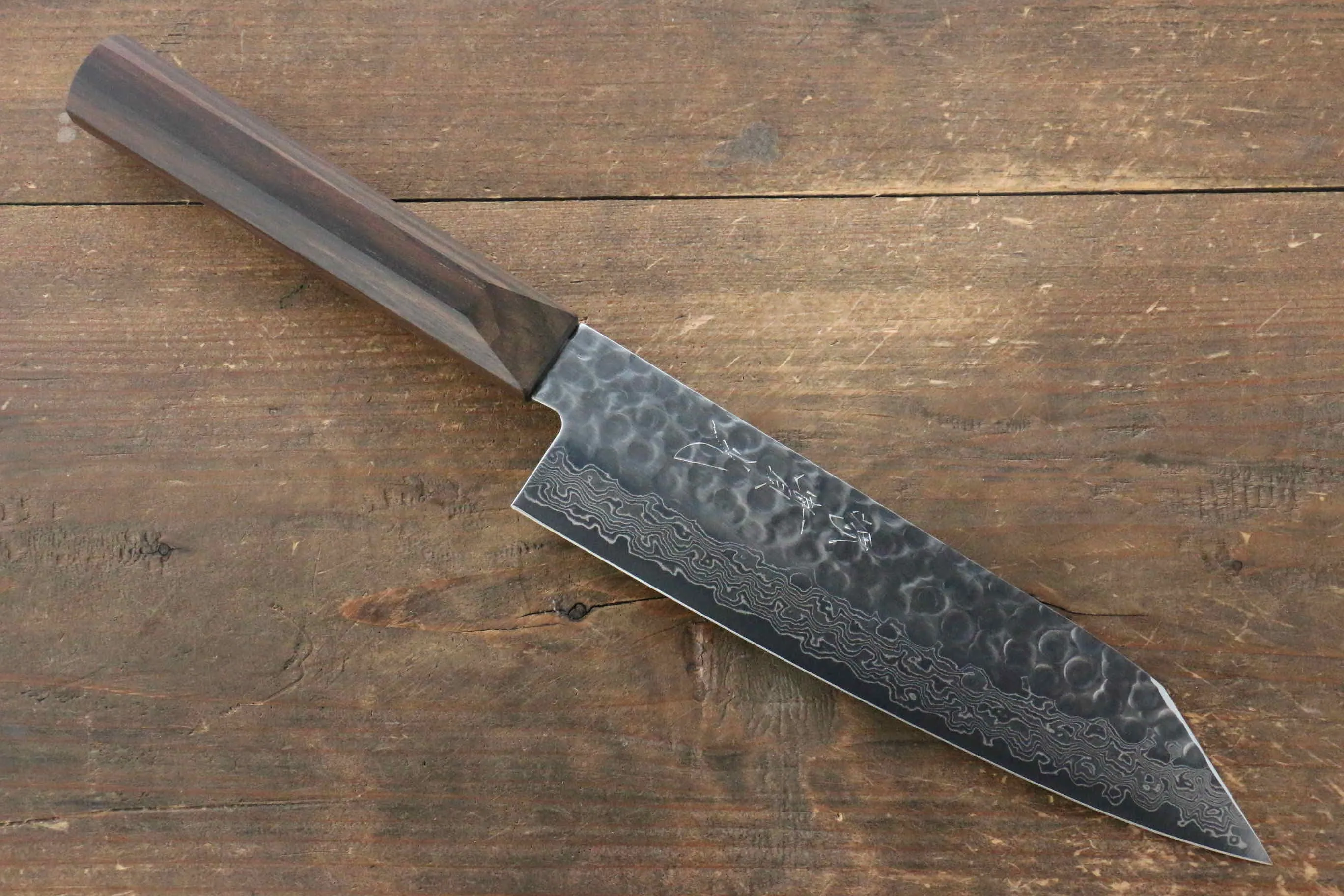 Jikko VG10 17 Layer Santoku  170mm Ebony Wood Handle