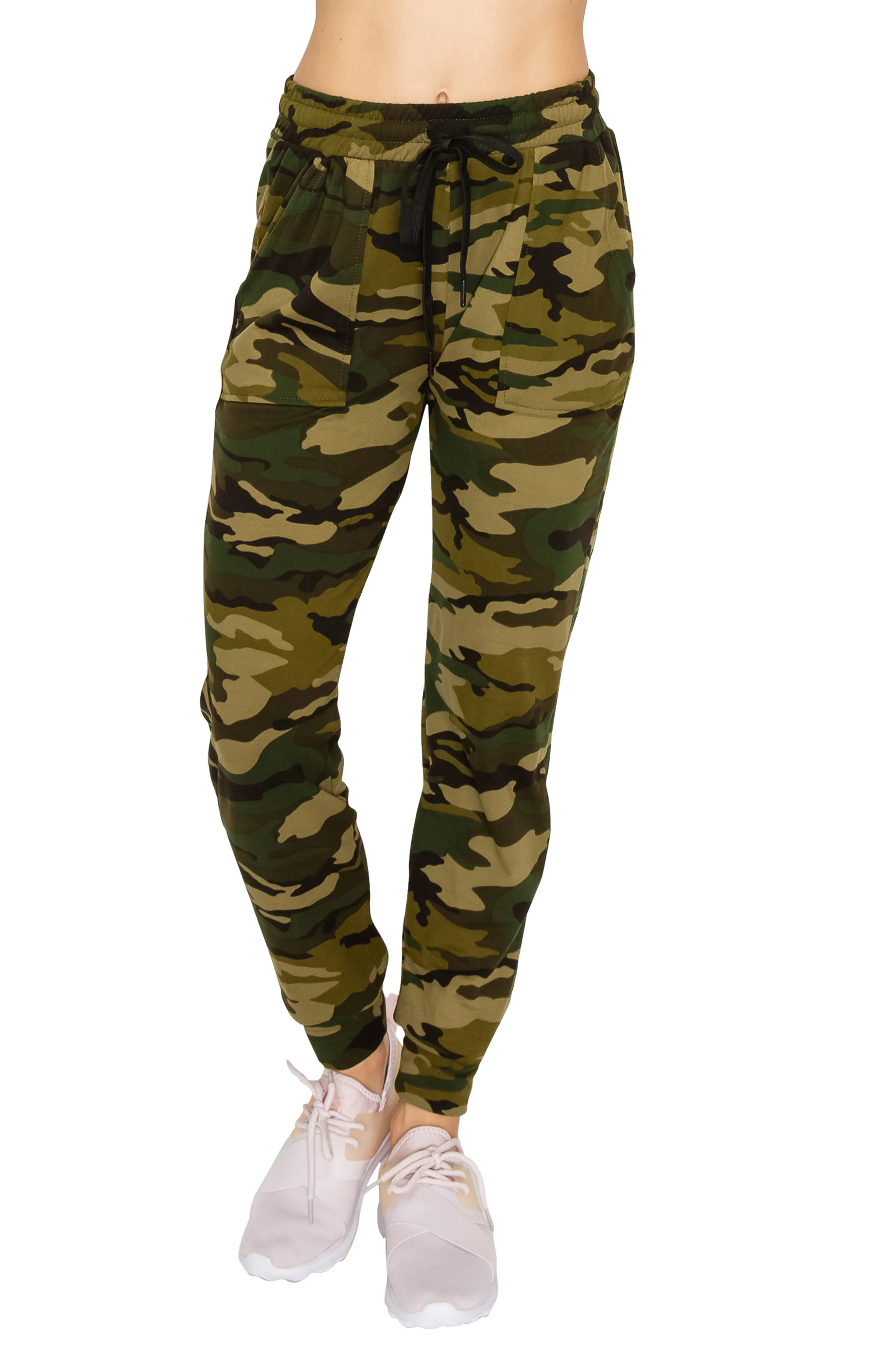 Jogger Sweatpants - Fleece Lined w/ Pockets - Print Designs