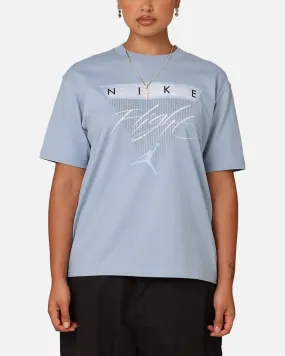 Jordan Women's Flight Heritage Graphic T-Shirt Blue Grey/Ice Blue