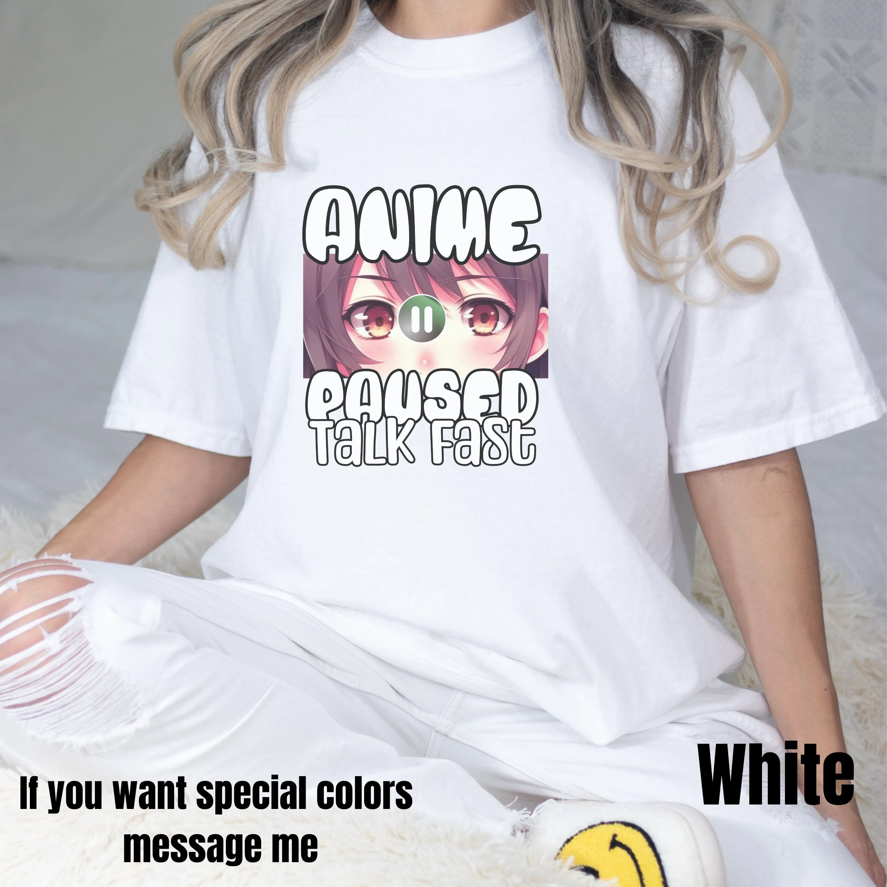 Just A Girl Who loves Anime shirt, Anime Lover Tshirt, Gift For Anime Lover, Cool Anime T-shirt, Anime Clothing, Anime Tshirt