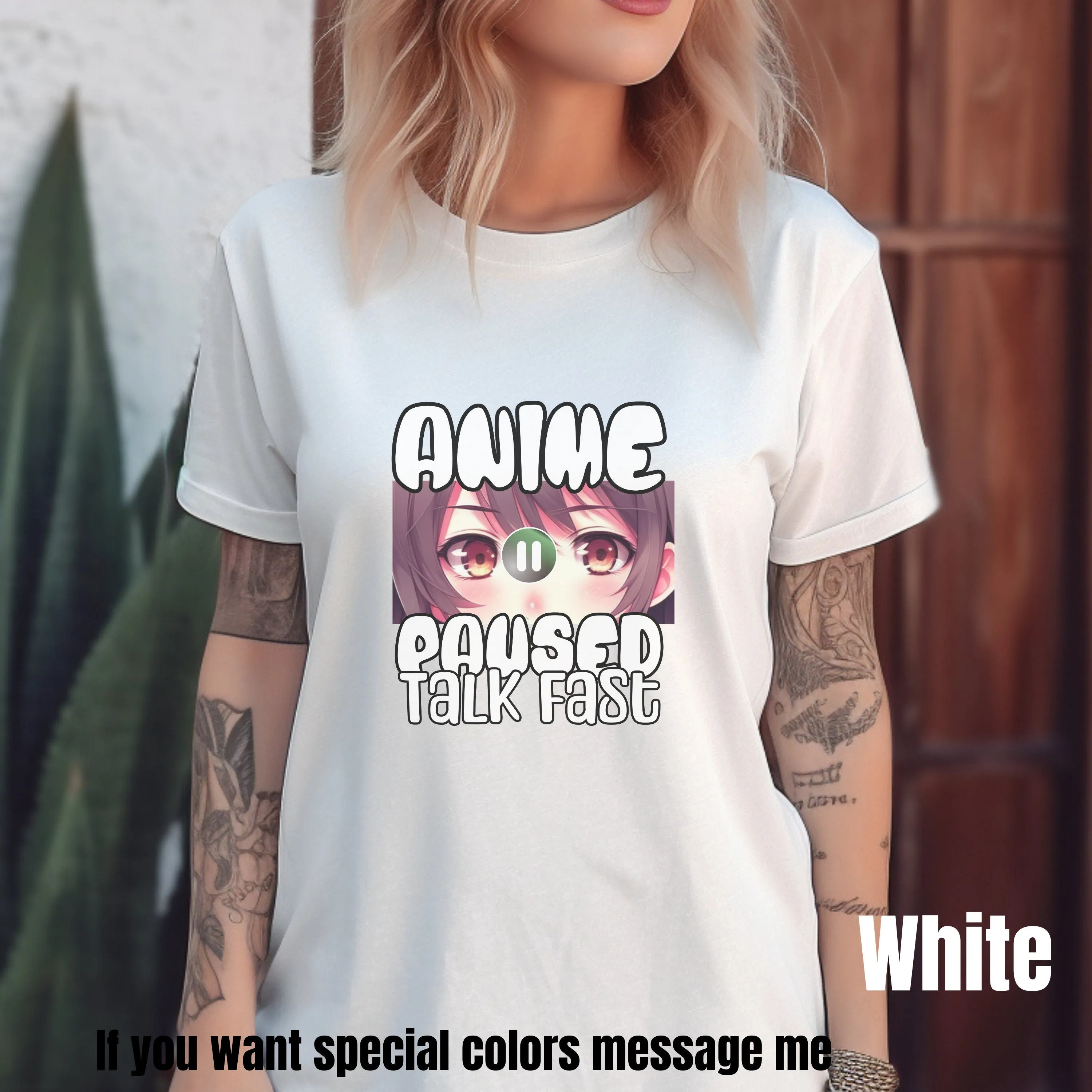 Just A Girl Who loves Anime shirt, Anime Lover Tshirt, Gift For Anime Lover, Cool Anime T-shirt, Anime Clothing, Anime Tshirt