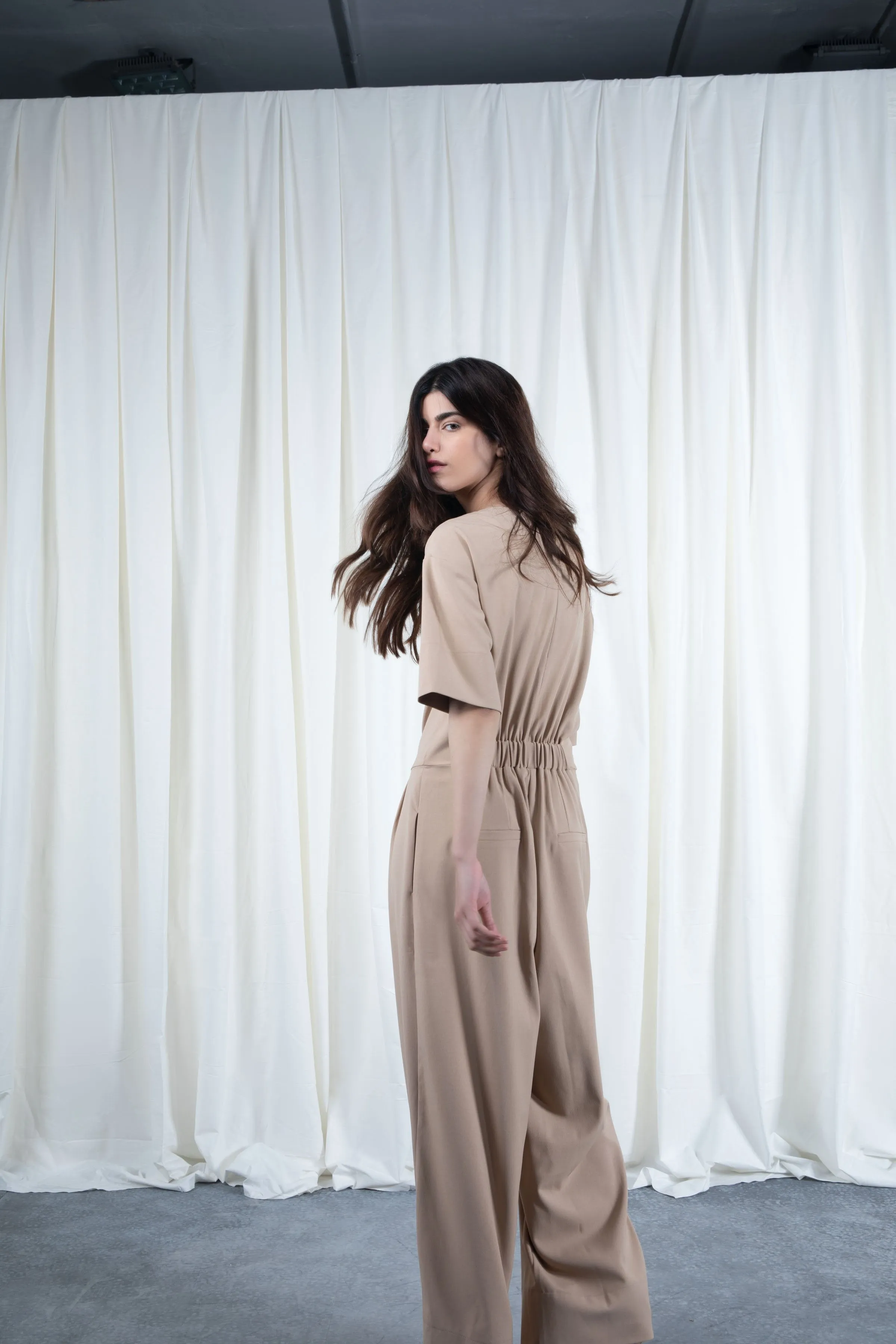 Khaki Jumpsuit