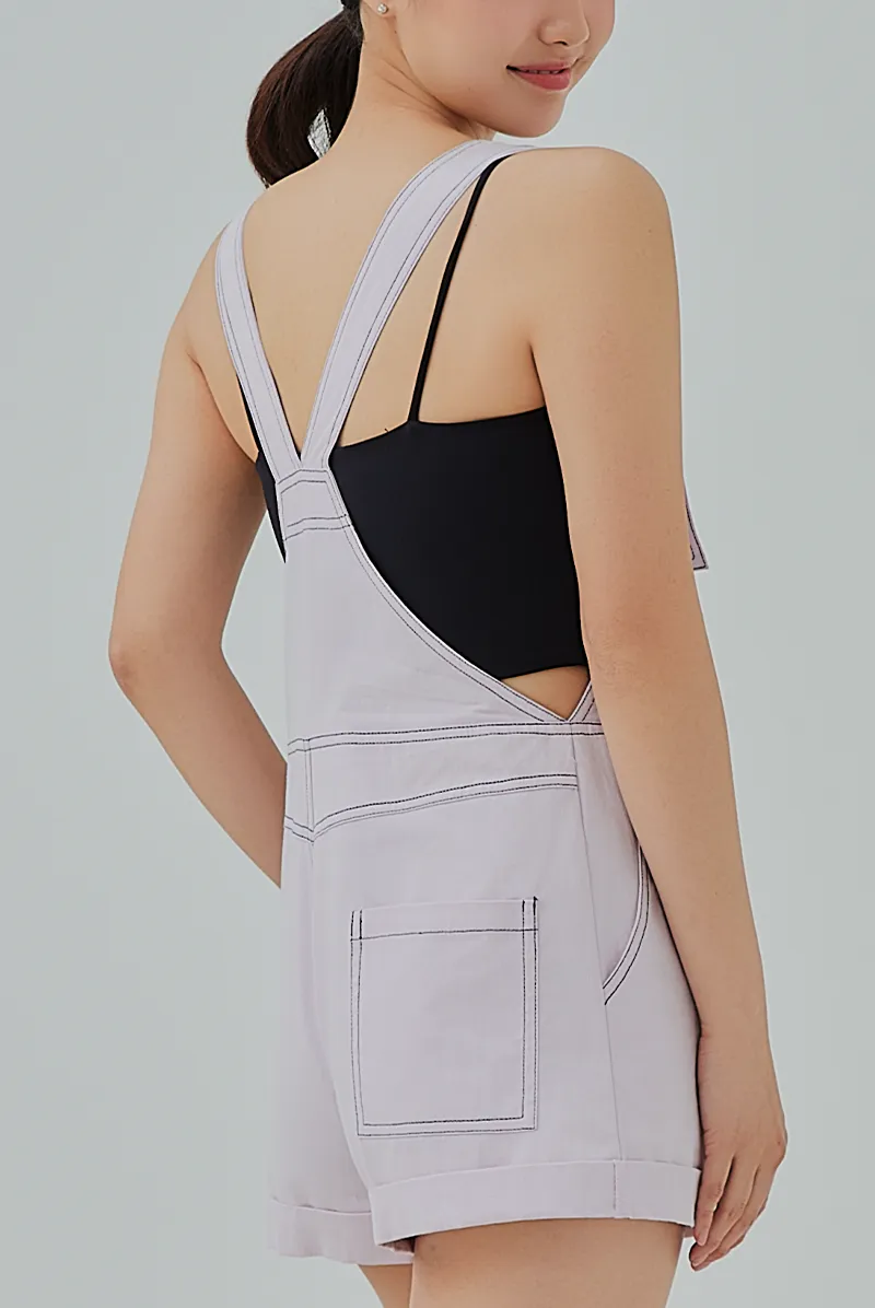 Kori Front Pockets Overall Romper