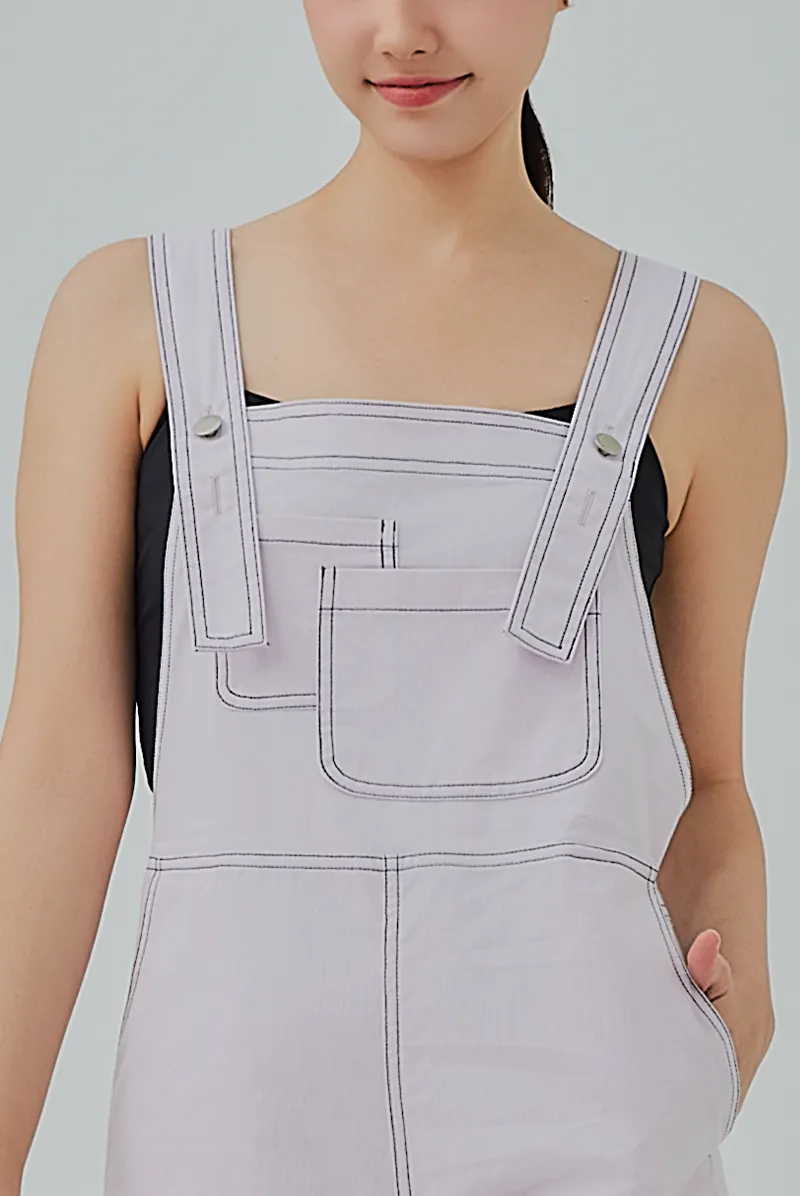 Kori Front Pockets Overall Romper