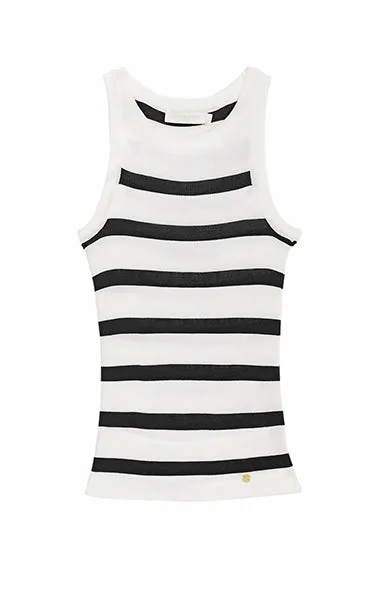 La Petite Etoile Tank Black Stripe