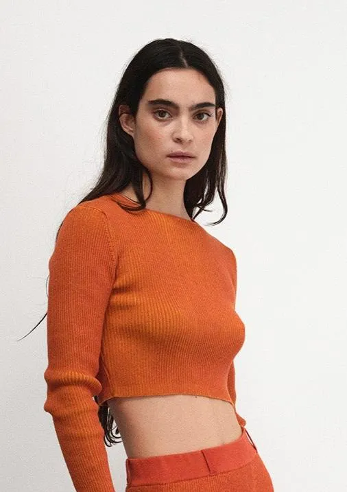 Le Crop Top Orange